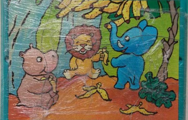 Bybou et ses amis : motricité fine avec le puzzle