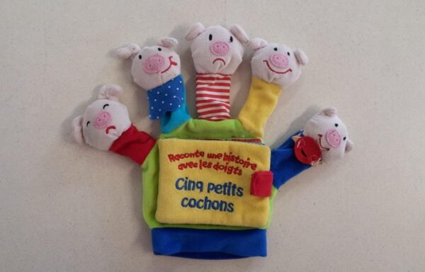 Pour les tout-petits : marionnettes à doigts Cochons